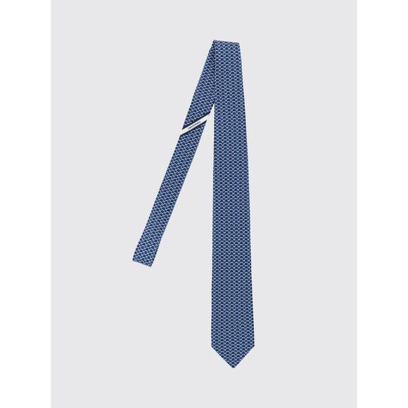 Ferragamo Tie Men Blue